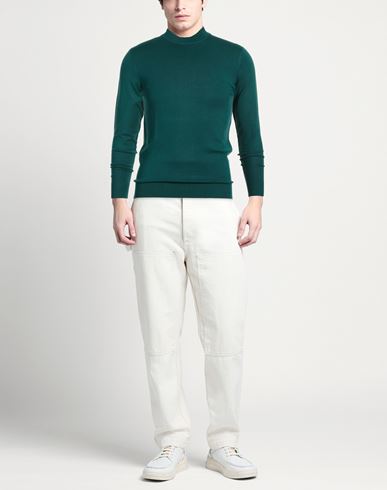 Man Sweater Green Size XXL Viscose, Nylon