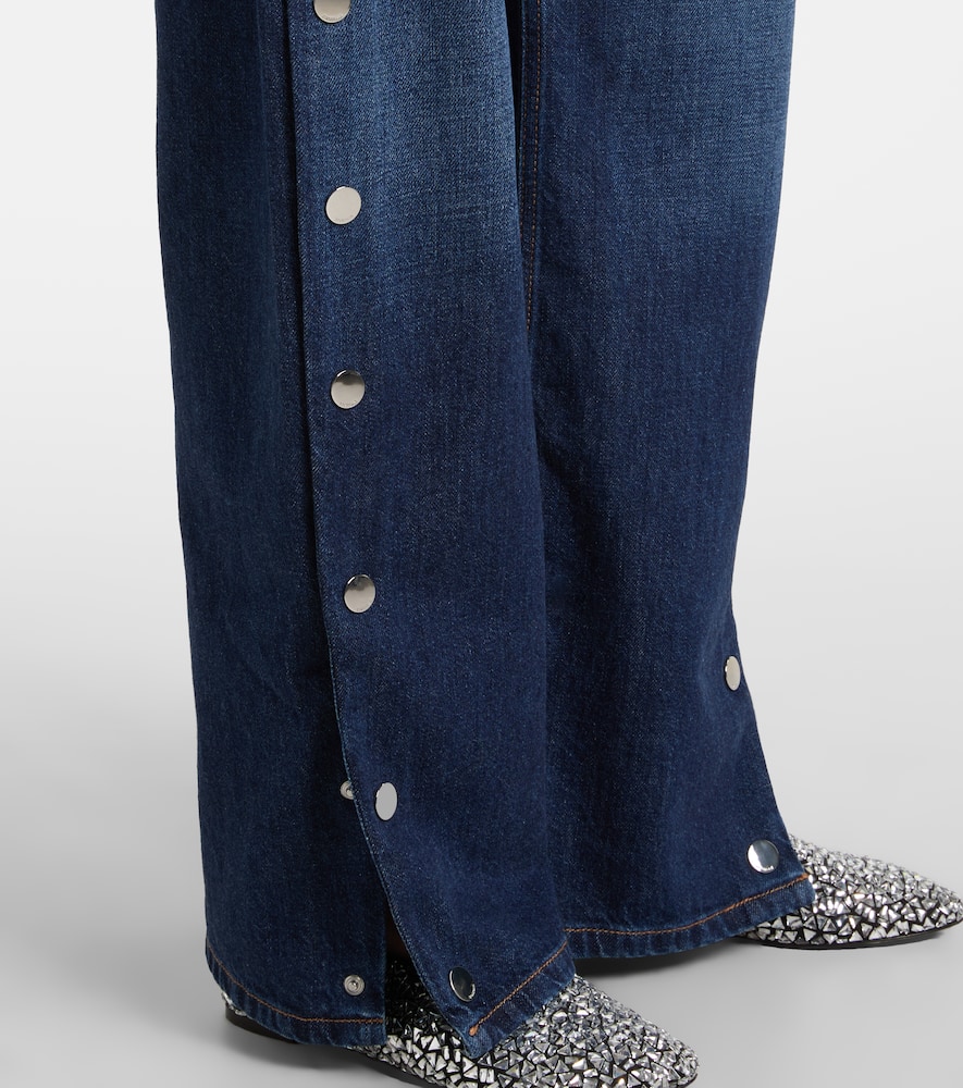 High-rise wide-leg jeans
