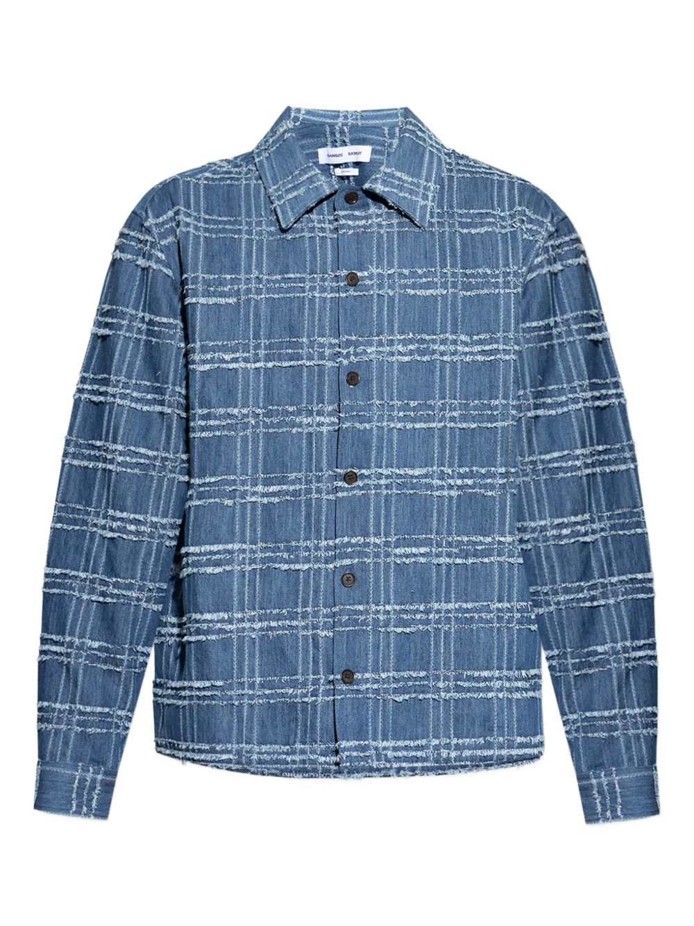 SAMSOE SAMSOE cotton shirt - Blue