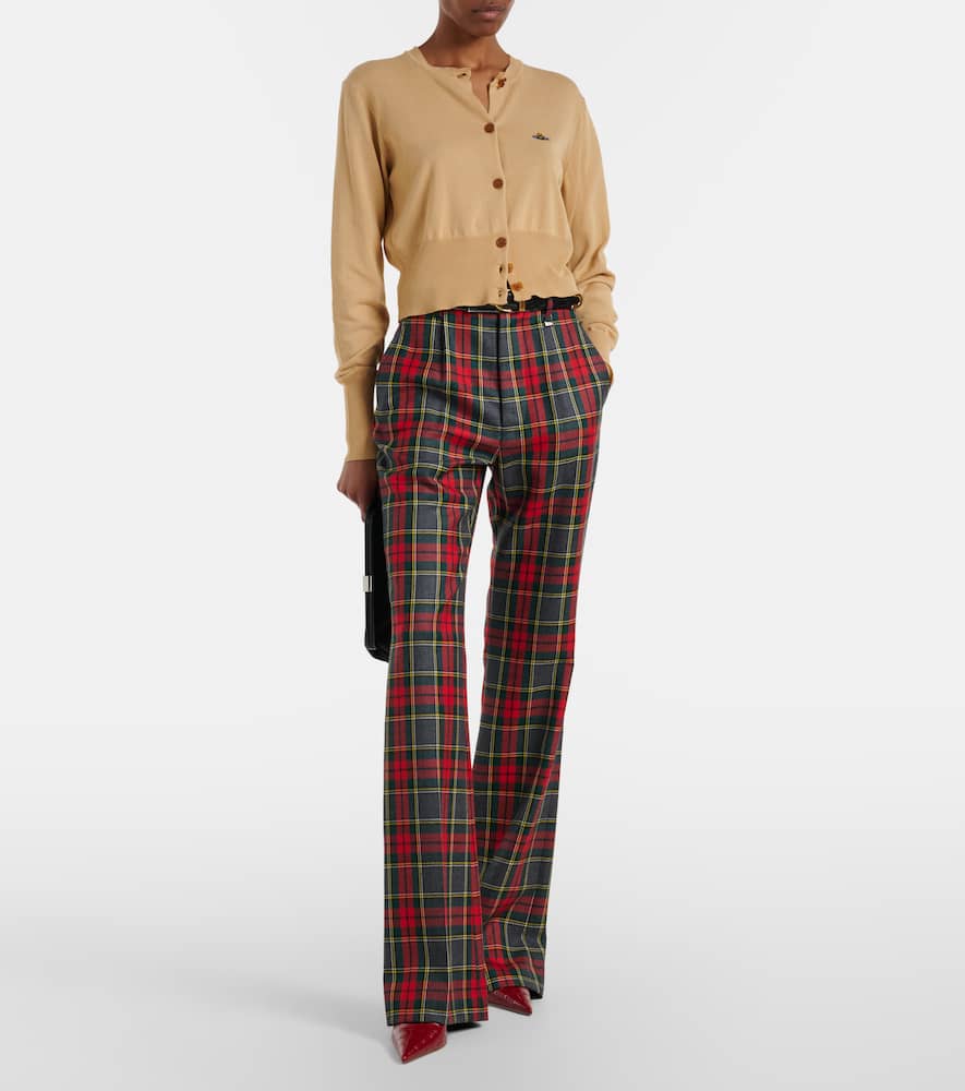 Bea cropped cotton cardigan