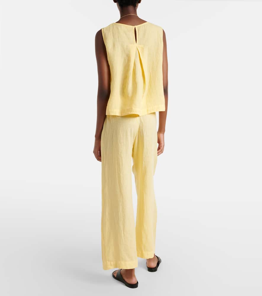 Lola linen wide-leg pants