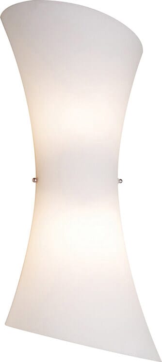 Conico 2-Light Wall Light, Satin Nicke