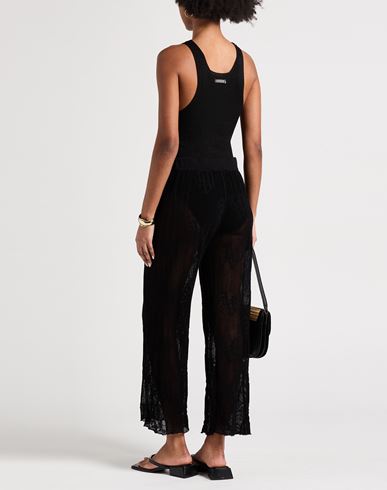 Woman Top Black Size XS Viscose, Polyamide, Metallic fiber