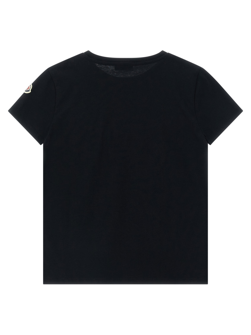 Girls Black Logo T-shirt