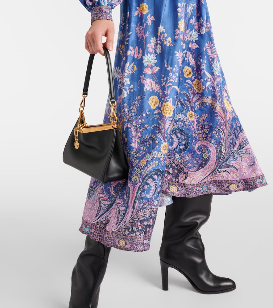 Paisley midi dress