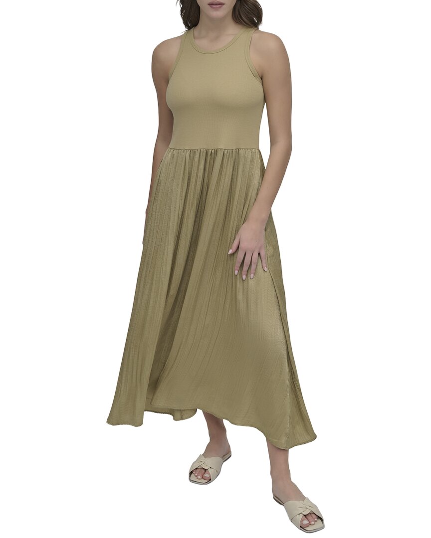 Mix Media Midi Dress