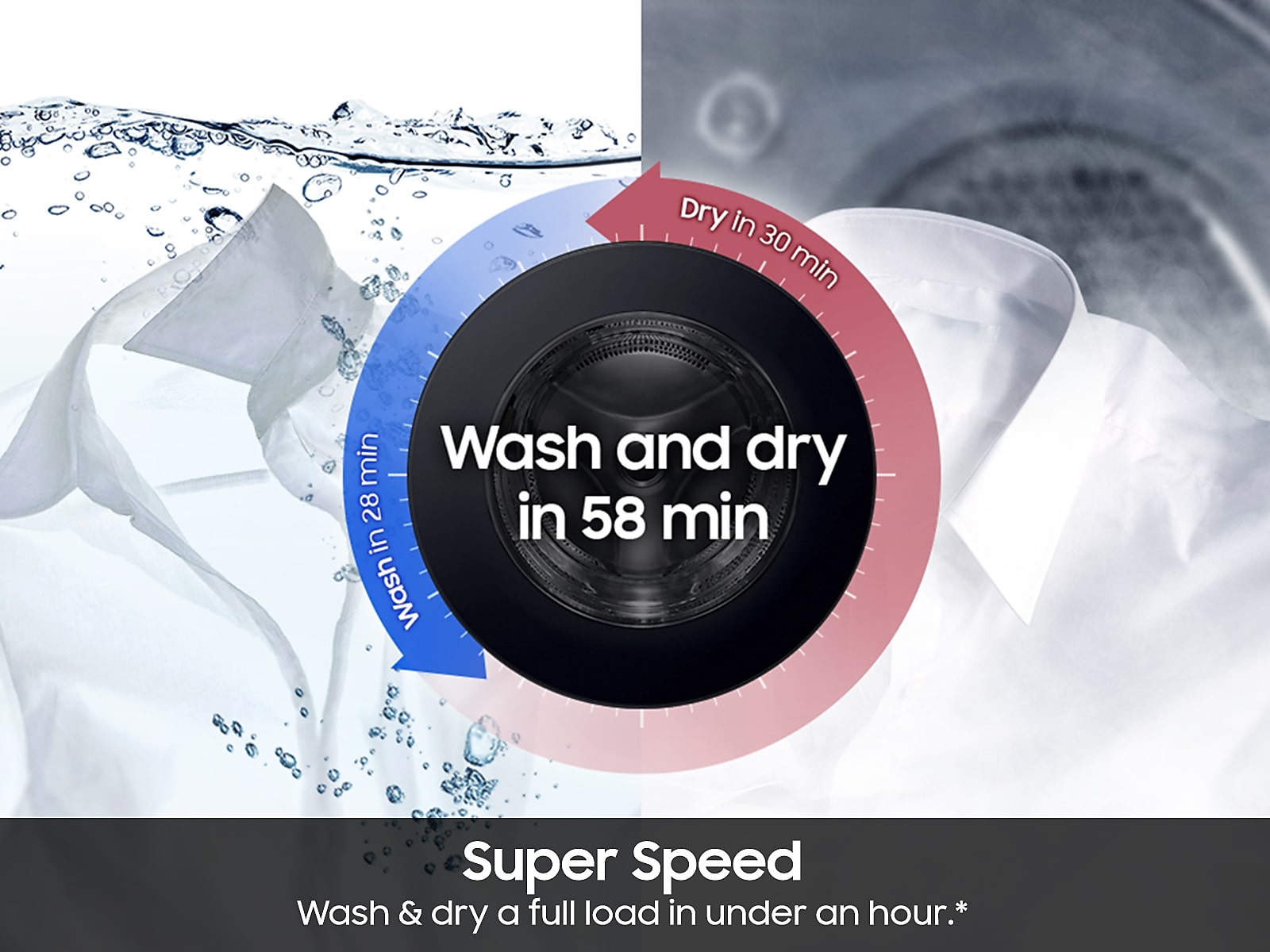 7.6 cu. ft. Bespoke AI Ultra Capacity Front Load Electric Dryer with AI Home and AI OptiDry+ in Dark Steel(DV90F53AESA3)