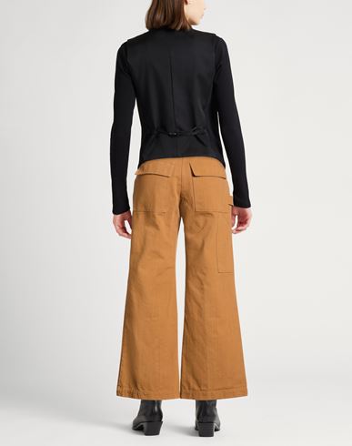 Woman Pants Camel Size 6 Cotton