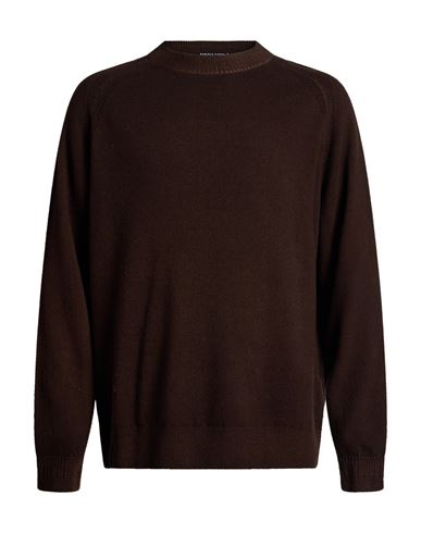 Lab Man Sweater Chocolate brown Size XL Merino Wool