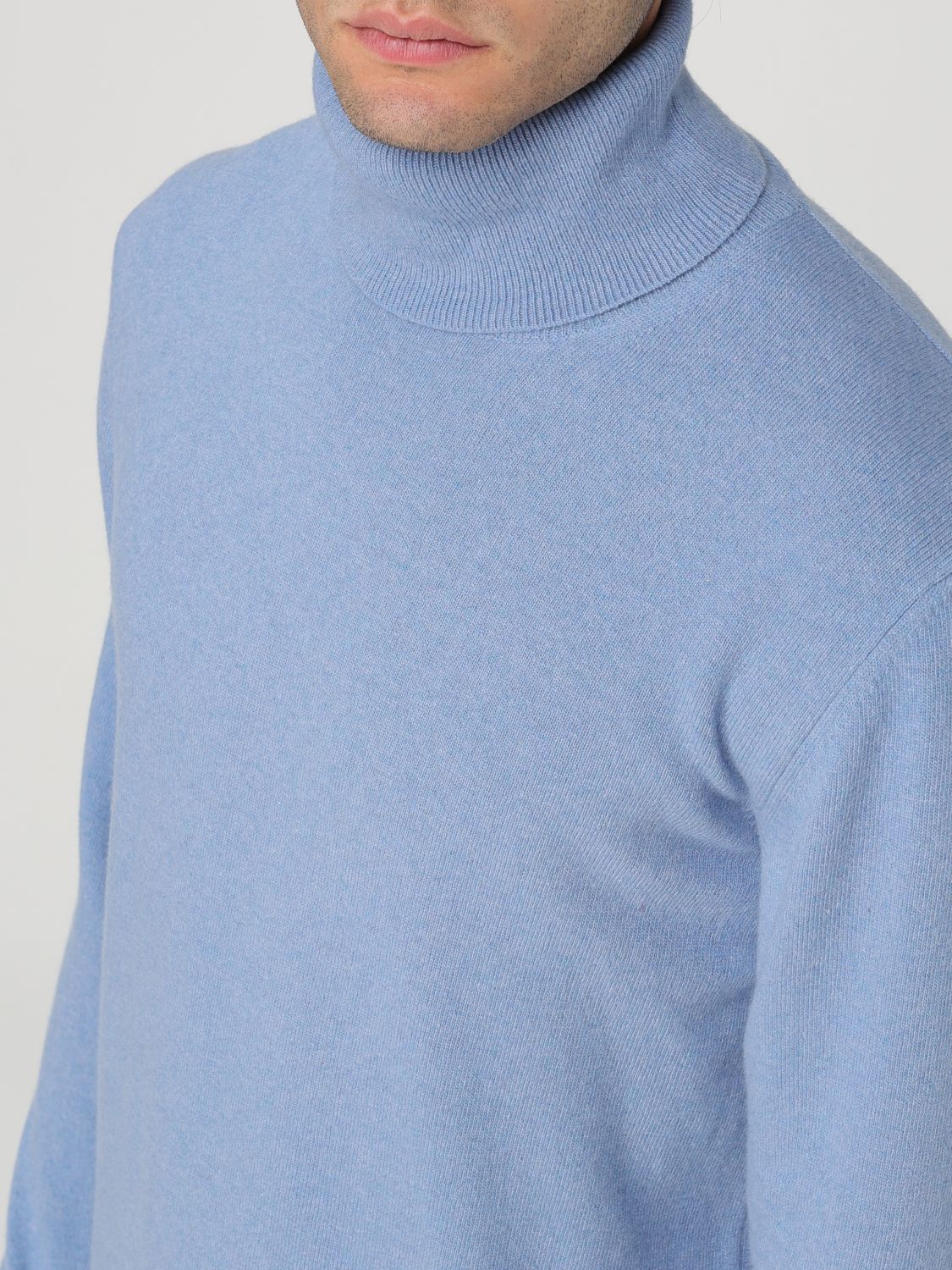 Sweater Men color Sky Blue