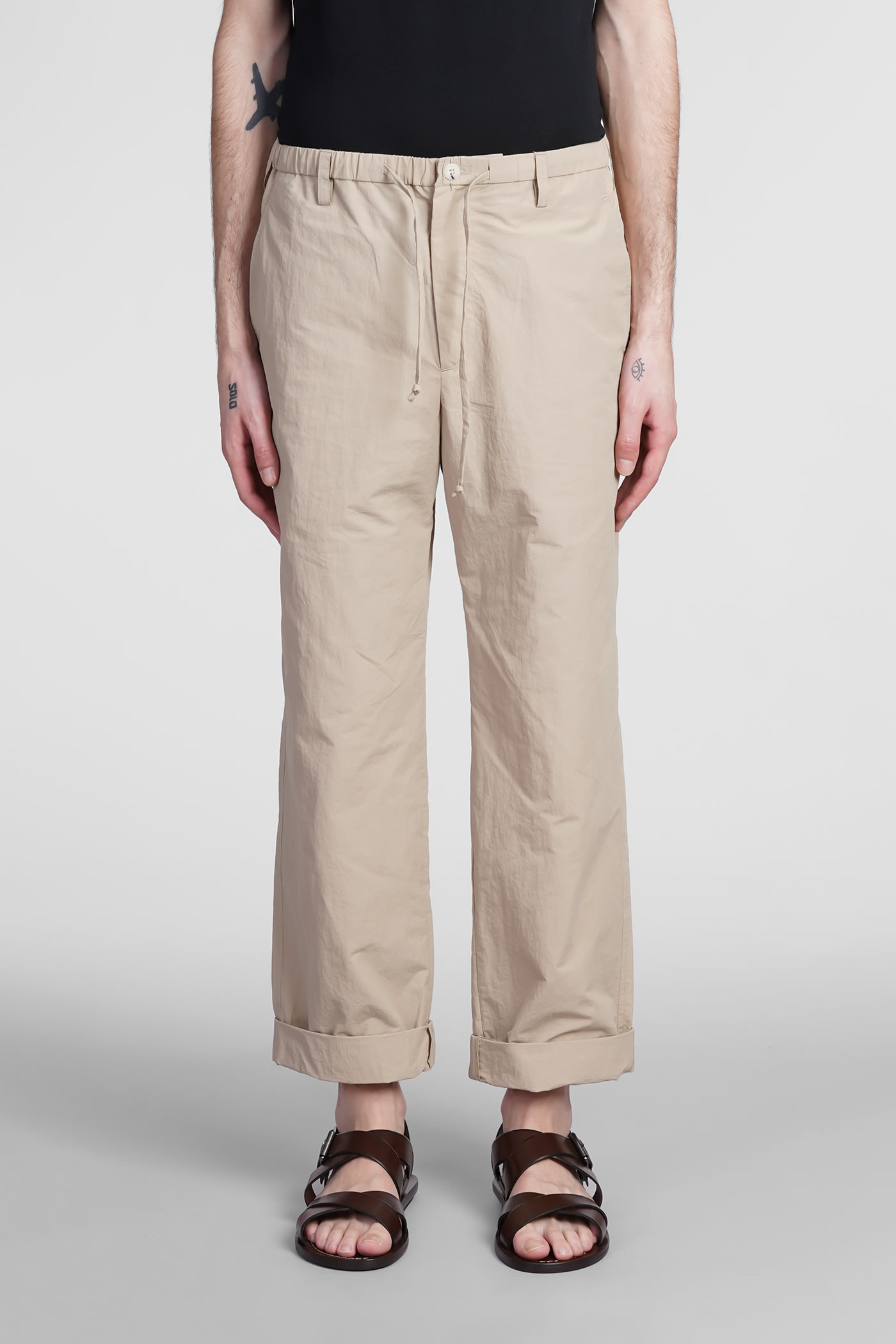 Morris Pants In Beige Nylon