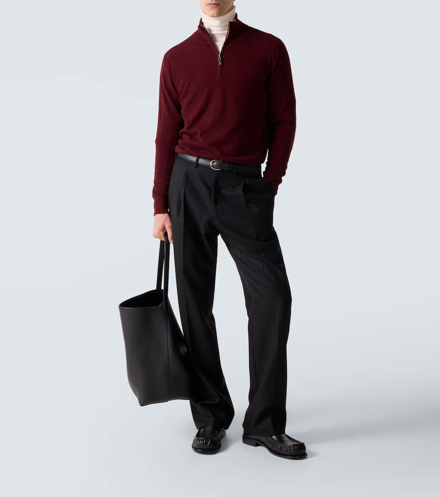 Mr Fenchurch cashmere half-zip sweater