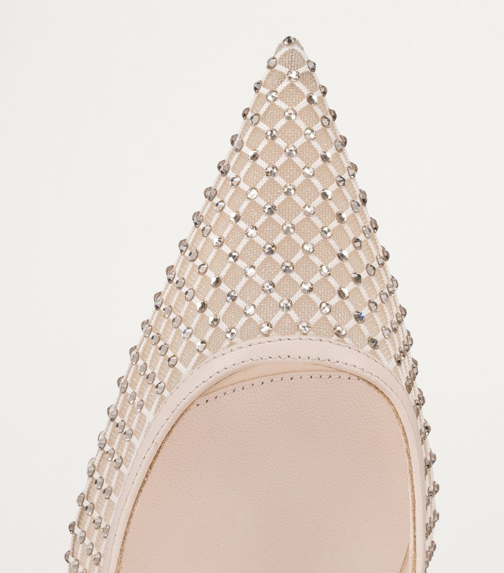 Apostropha Mesh Strass Pumps 80
