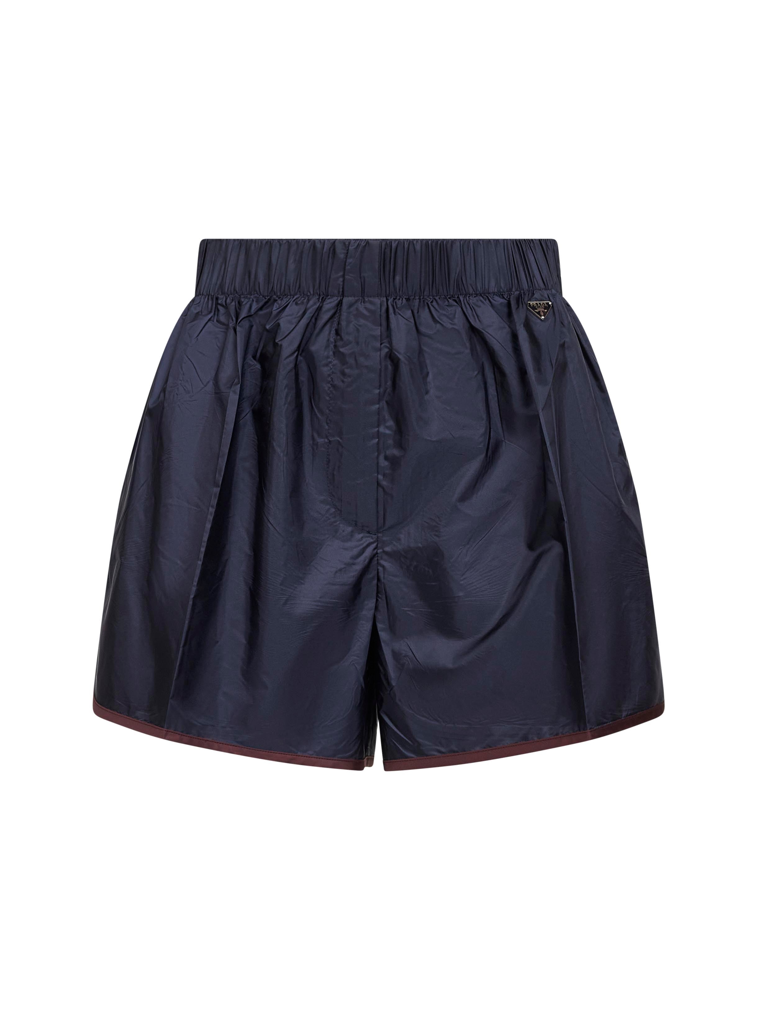 Recycled Nylon Bermuda Shorts — Navy
