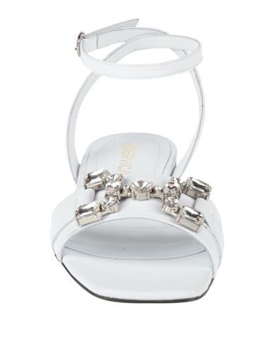 Woman Sandals White Size 11 Leather