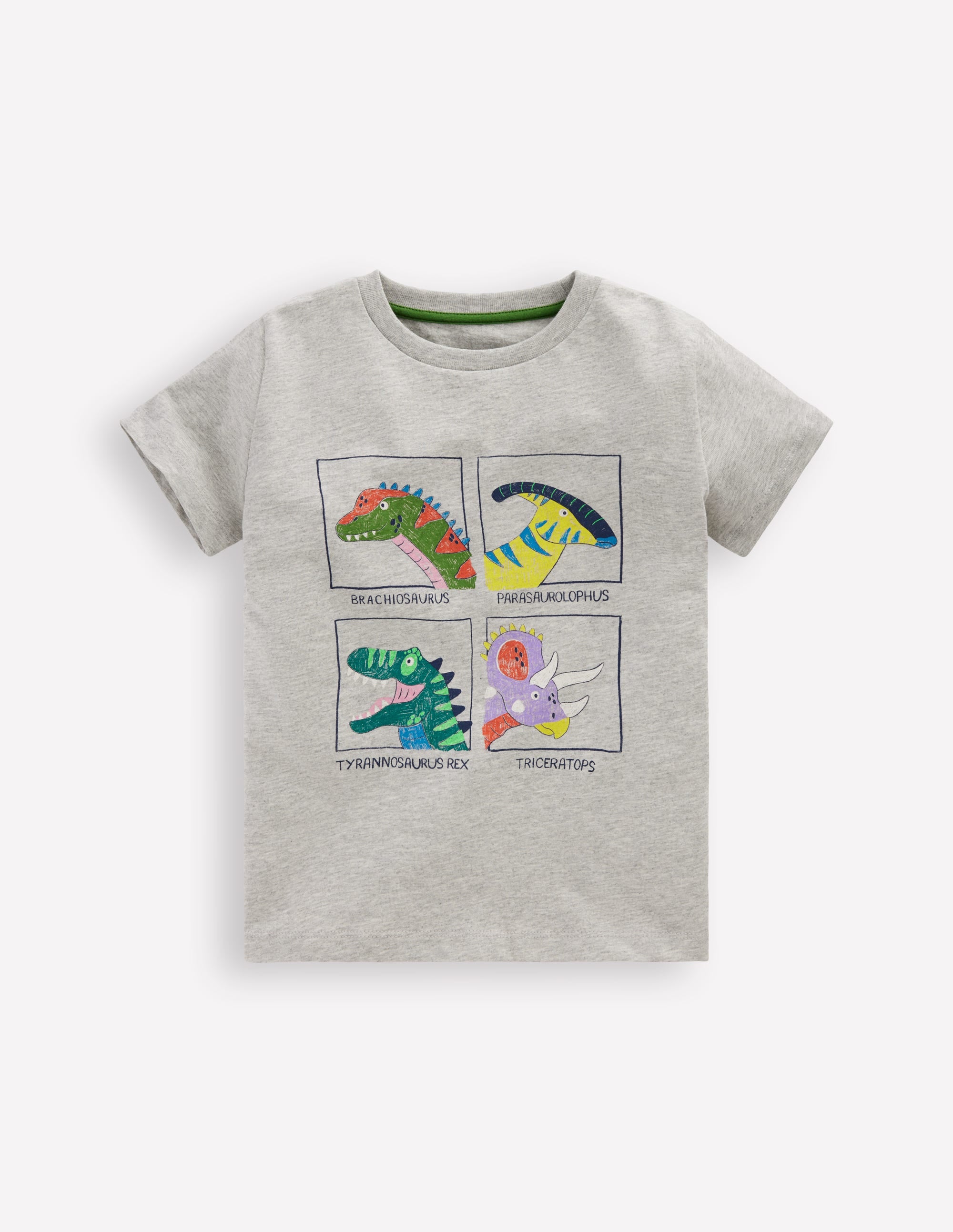 Boys Short Sleeve Graphic T-shirt in Grey | Size 2-3 Years