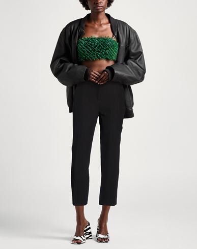 Woman Pants Black Size 6 Polyester, Elastane