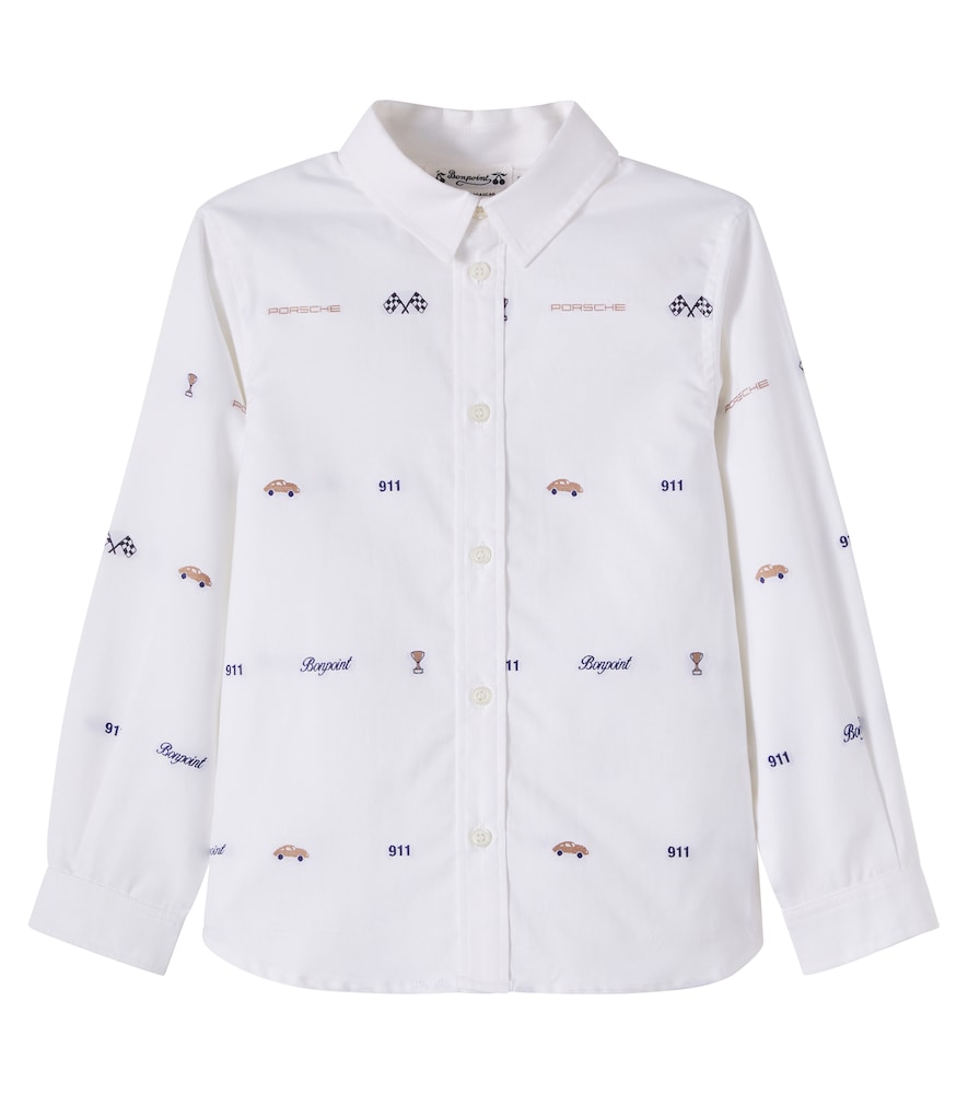 X Porsche Daho cotton jacquard shirt