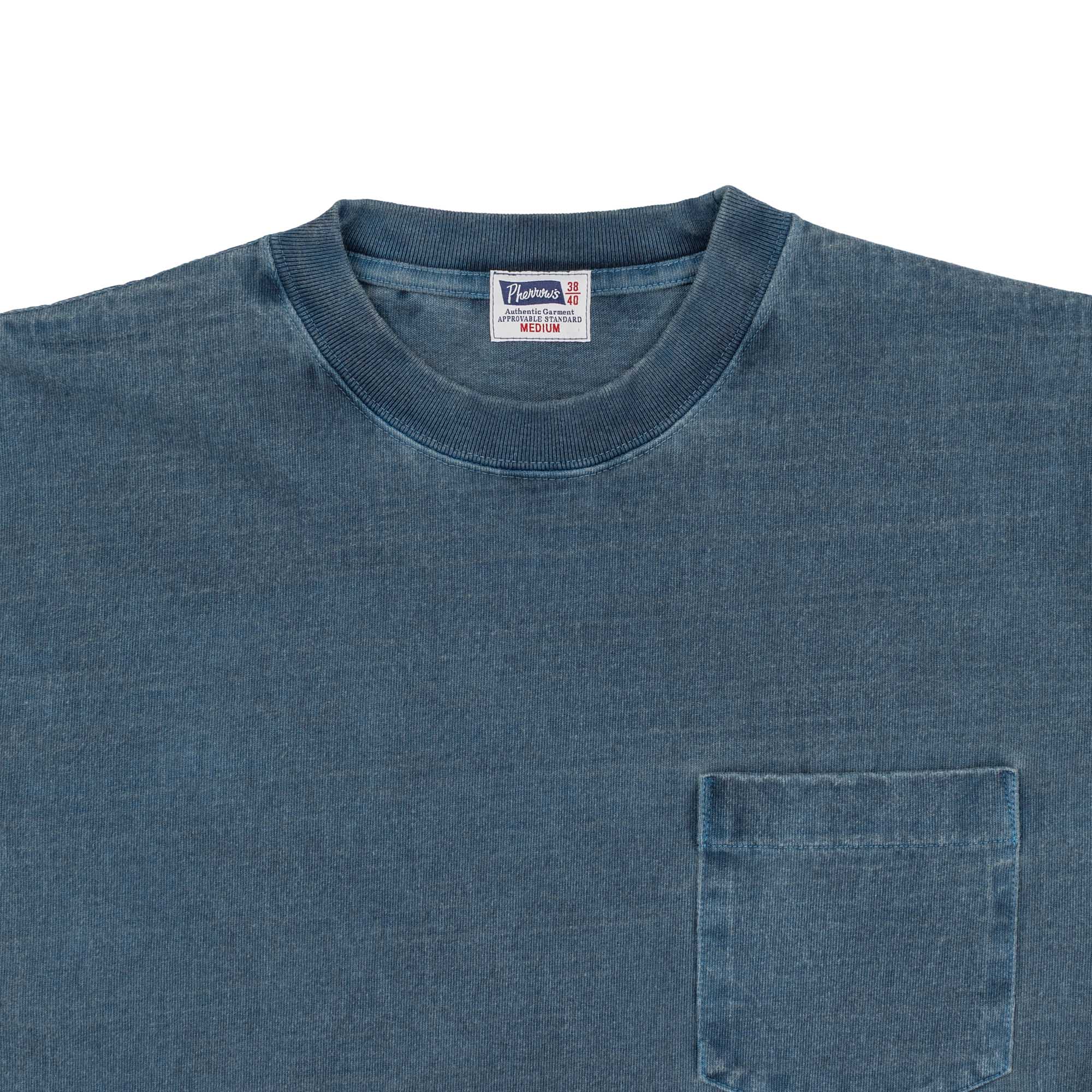 Heavyweight Pocket Tee Steel Blue