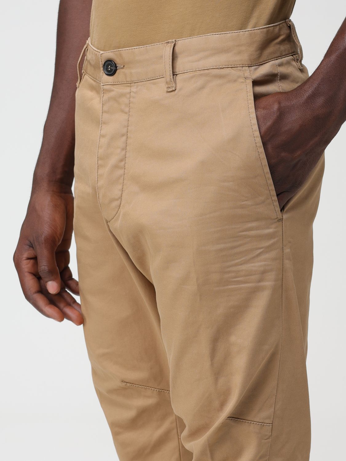 Pants Men color Beige