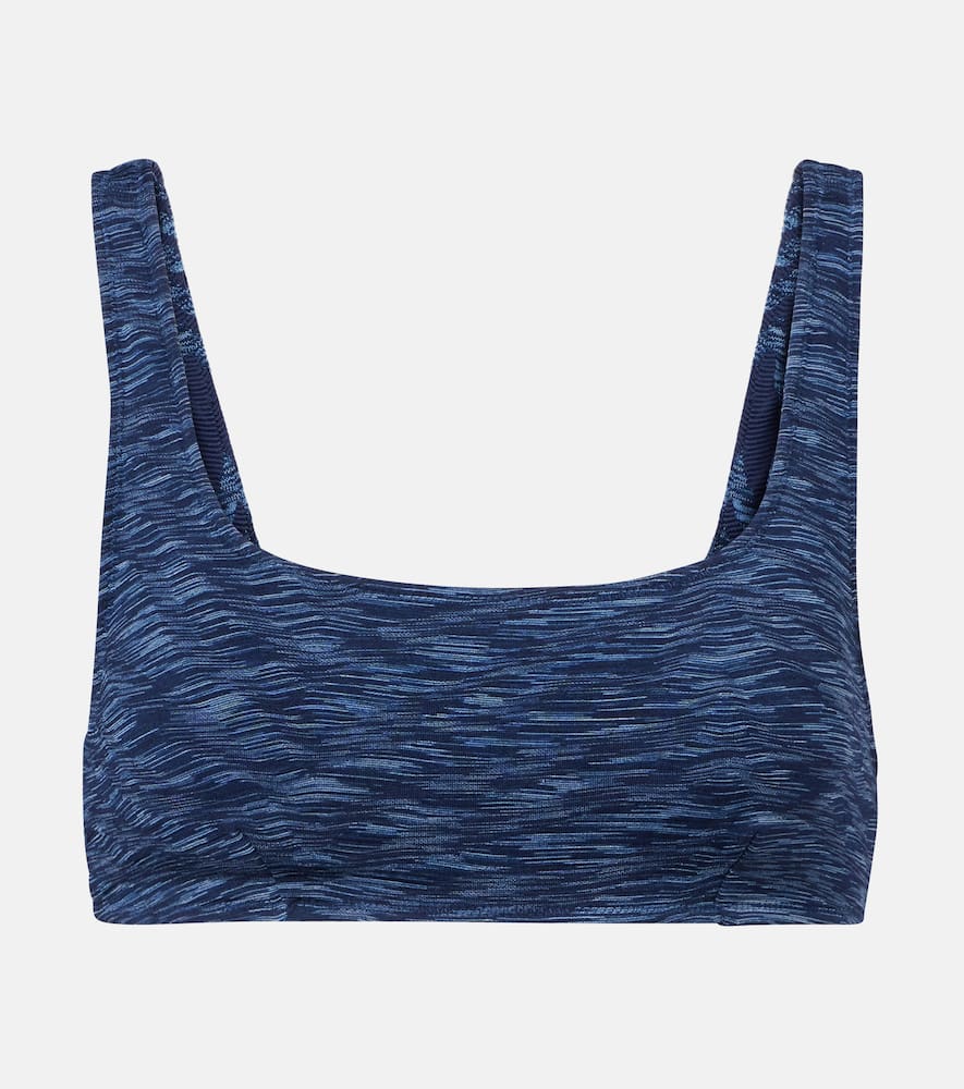 Mystere reversible printed sports bra