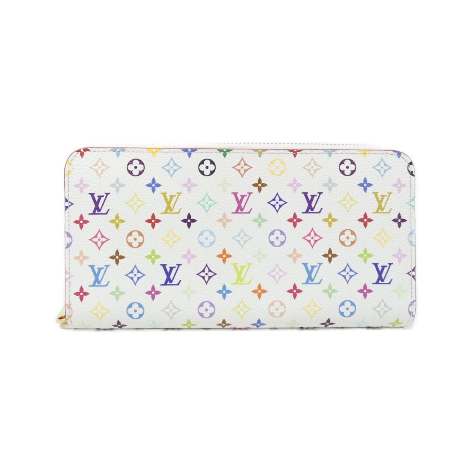 Louis Vuitton White Coated Canvas Long Wallet Bi-Fold Pre-Owned