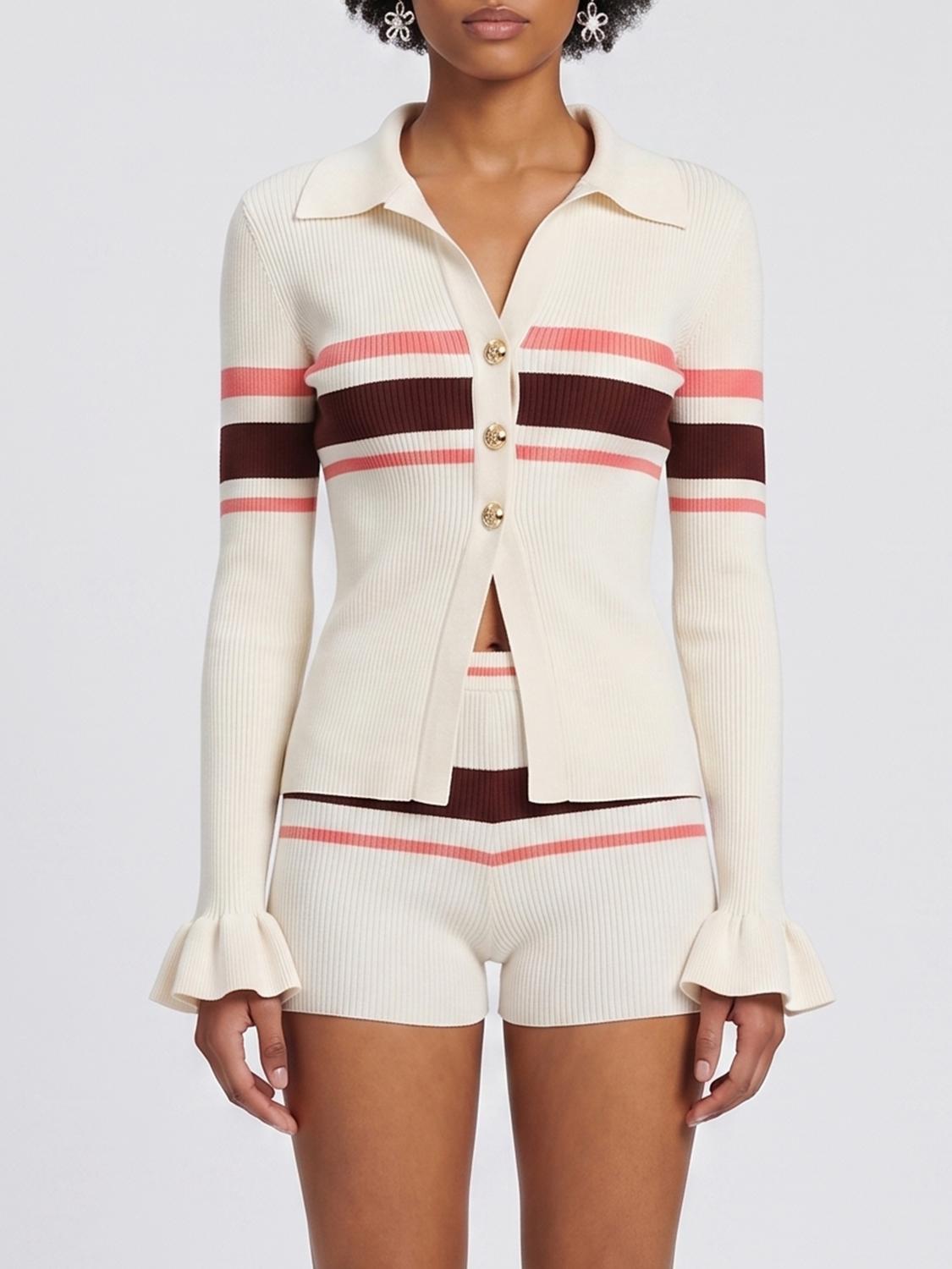 Sweater Woman color Yellow Cream