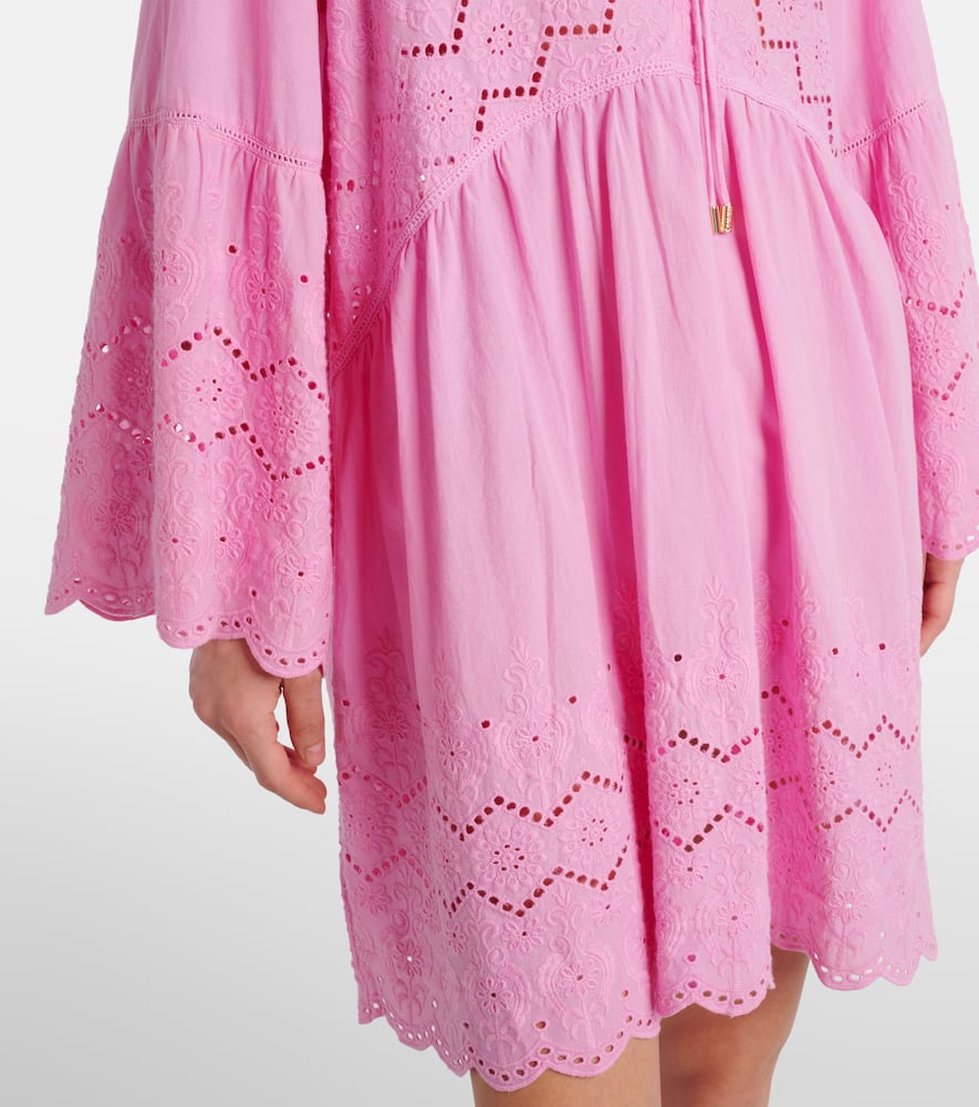 Sebenna embroidered cotton kaftan