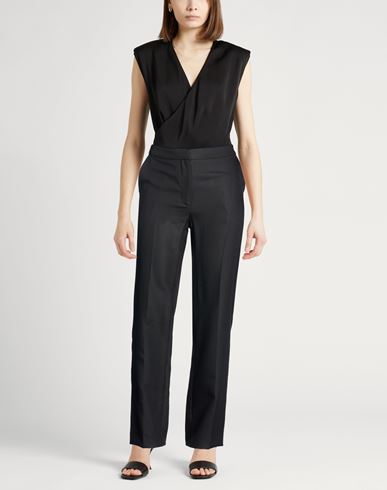 Woman Pants Black Size S Viscose, Wool, Mohair wool