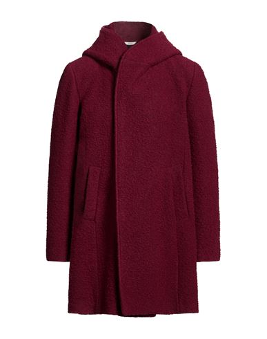 Man Coat Burgundy Size 40 Wool