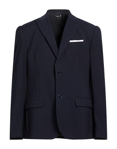 Man Blazer Midnight blue Size 38 Polyester, Viscose, Elastane