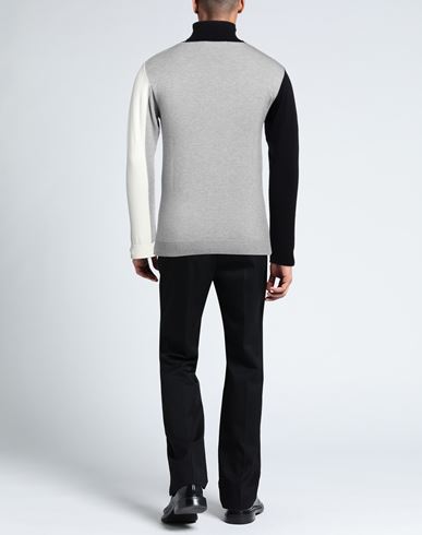 Man Turtleneck Midnight blue Size L Polyacrylic, Merino Wool, Polyamide, Elastane
