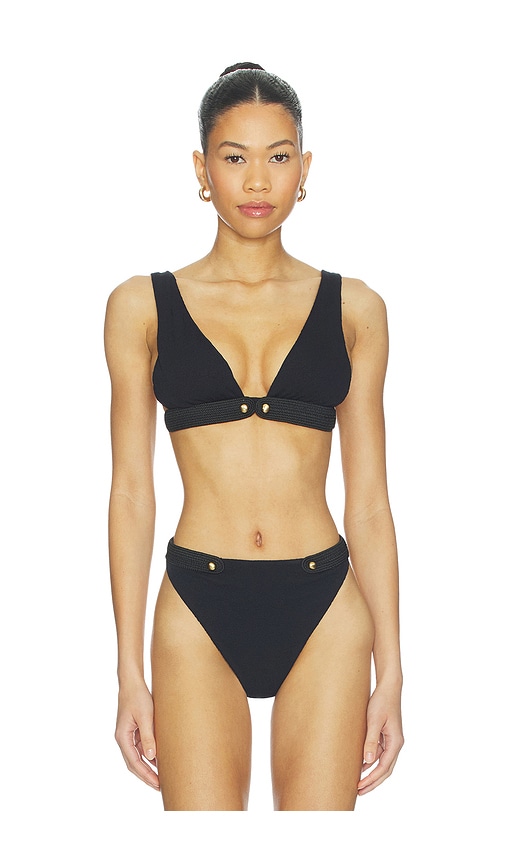 Vix Swimwear Lian Safira Top in Black. - L also in