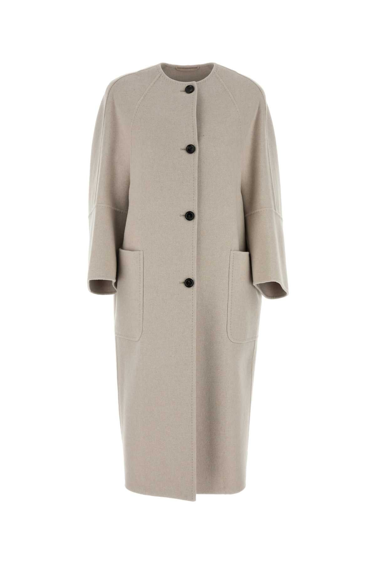 Cashmere Coat — Beige