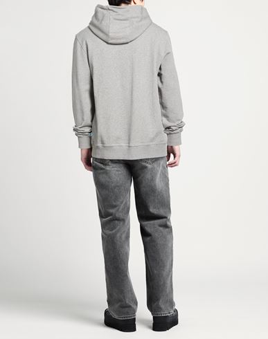 Man Sweatshirt Light grey Size XXL Cotton