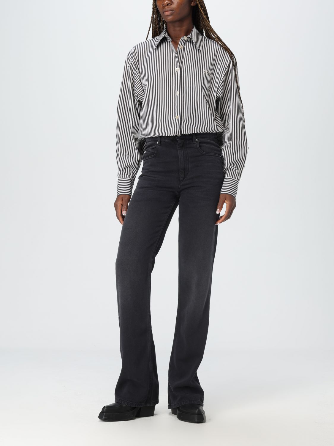 Jeans Woman color Black
