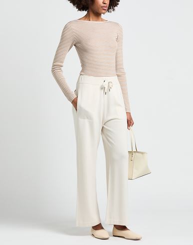 Woman Sweater Sand Size L Cashmere, Silk