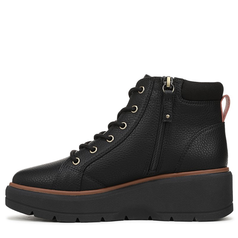 Women's Nice Day Max Alpine Ankle Boots (Black Faux Leather)