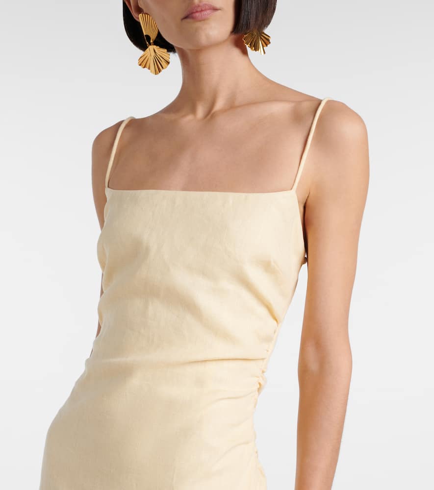 Tamara linen midi dress