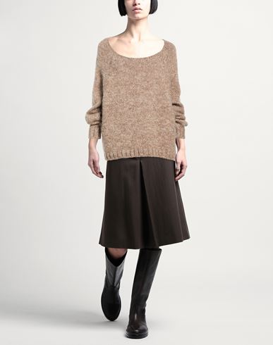 Woman Sweater Light brown Size 8 Wool, Polyacrylic, Alpaca wool