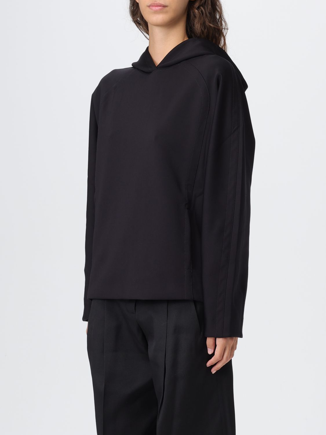 Sweatshirt Woman color Black
