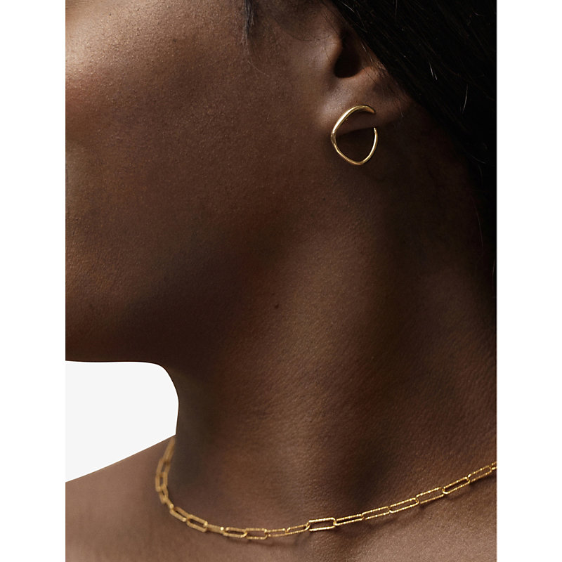 Womens Gold Alta 18ct Yellow Gold-plated Vermeil Recycled Sterling-silver Necklace 1SIZE