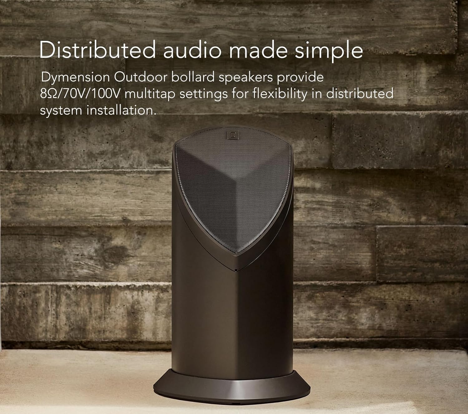 Dymension BL-550 Passive 5.25" 2-Way All-Weather Outdoor Bollard Speaker (Each)