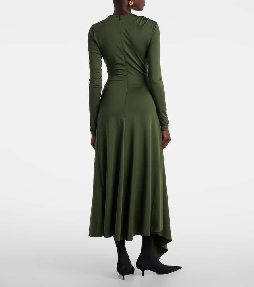 Asymmetric midi dress