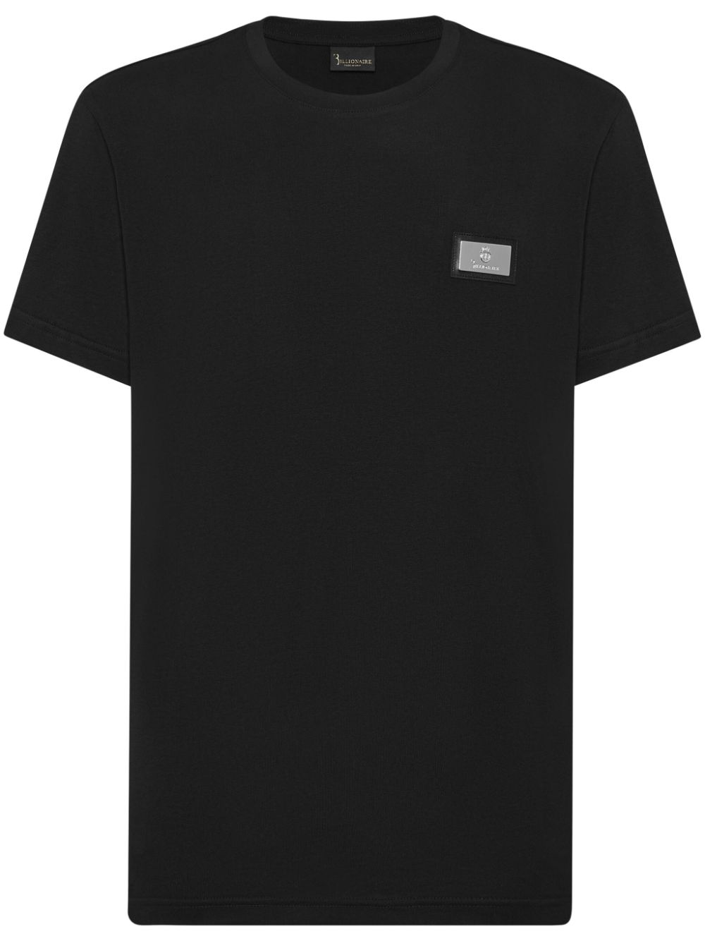 Logo plaque cotton t-shirt - Neutrals