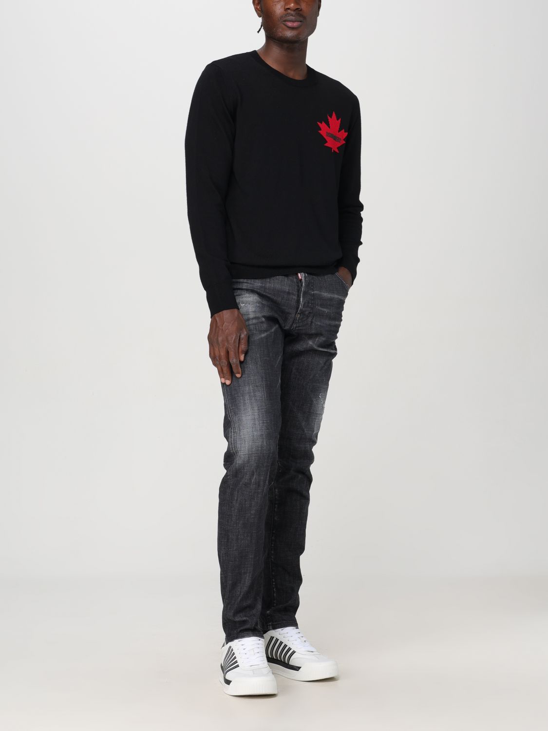 Pants Men color Black