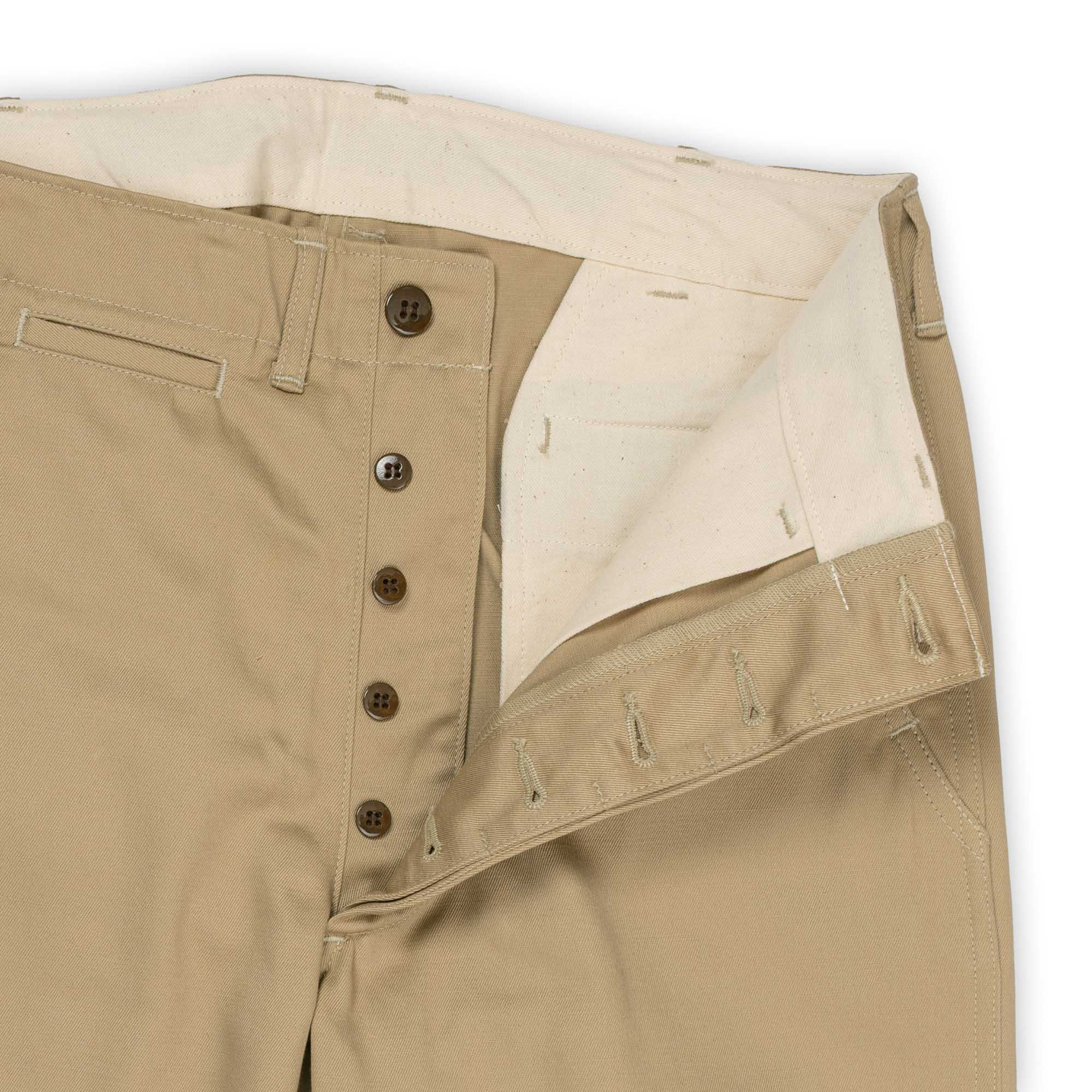 Trousers, Cotton, Khaki, 1945 Chino