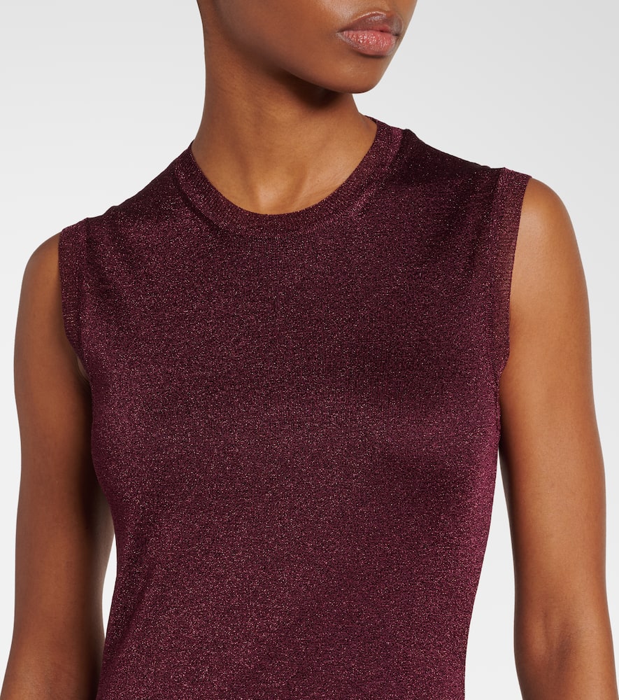 Lurex maxi dress