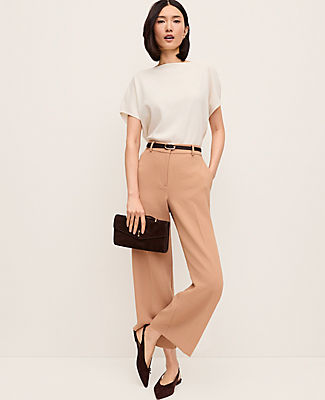 Ann Taylor The Wide-Leg Cropped Pant