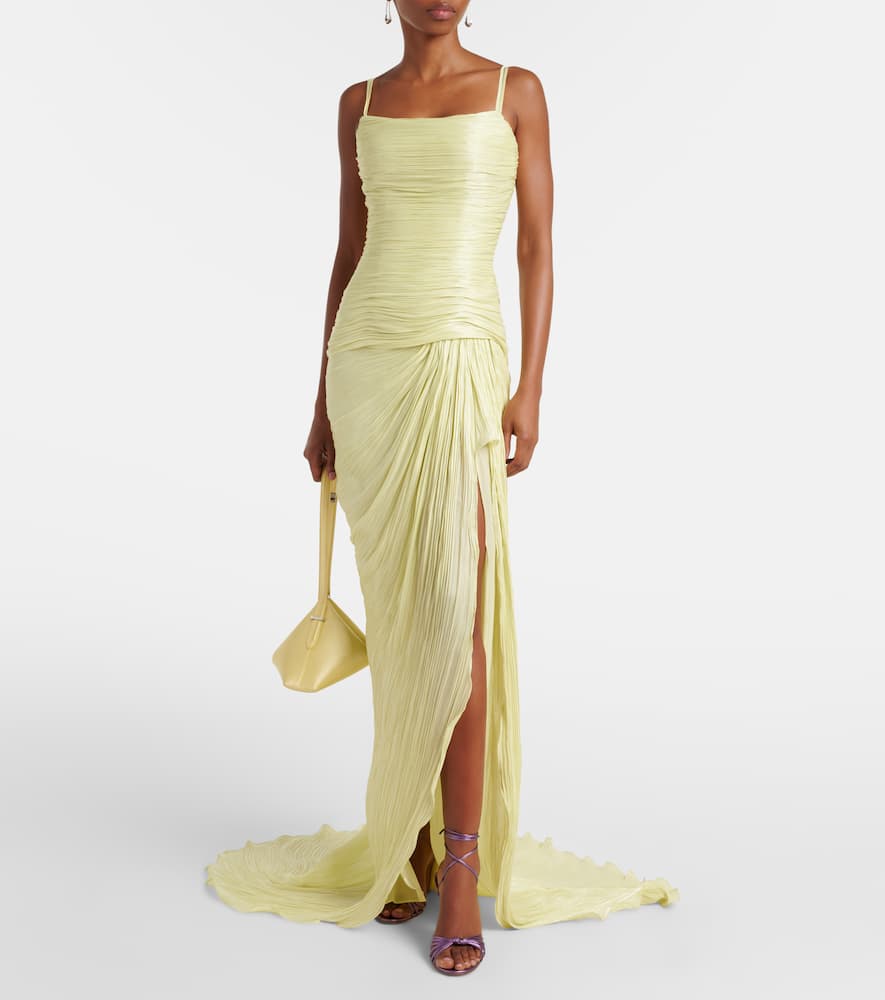 Pleated gown
